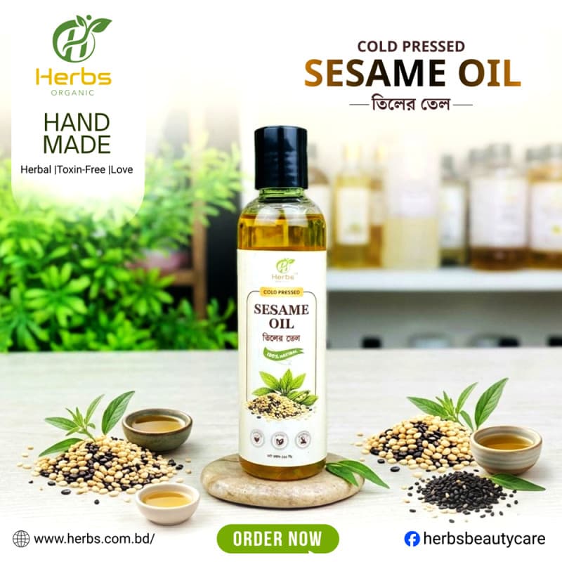 Cold-Pressed Sesame Oil